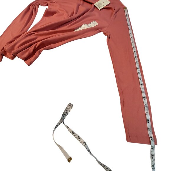 A New Day Womens SizeM Ribbed Long Sleeve Top In Rose Pink Crew neckline - Picture 5 of 9